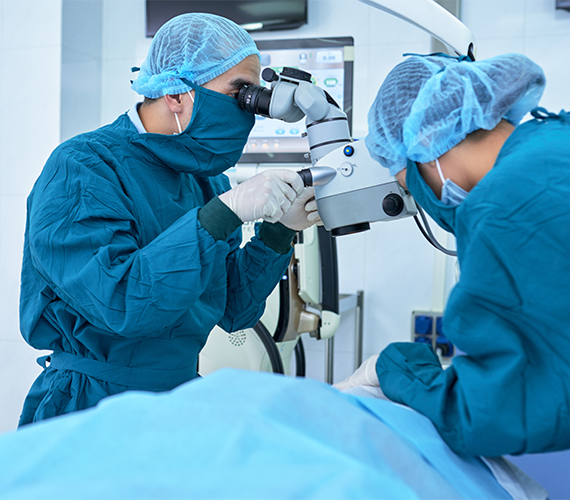 Performing surgery